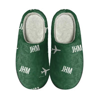 Thumbnail for Kapalua West Maui Airport (JHM) Slippers & Flip Flops - Slippers - Cotton - Pattern - Green
