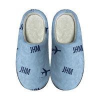 Thumbnail for Kapalua West Maui Airport (JHM) Slippers & Flip Flops - Slippers - Cotton - Pattern - Light Blue