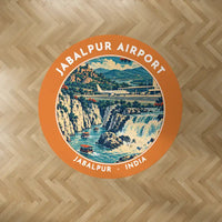 Thumbnail for Jabalpur Airport (JLR) Carpets - Carpet Round - Badge - Orange V2