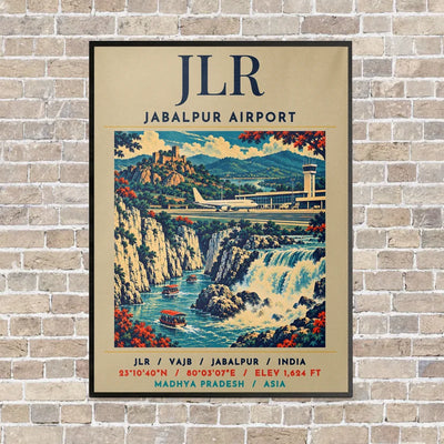 JLR - Poster - Canvas Framed - Beige