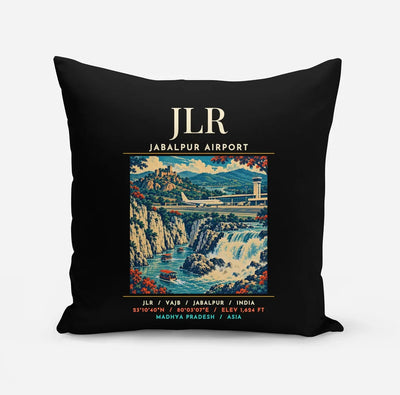 JLR - Poster - Pillow - Black
