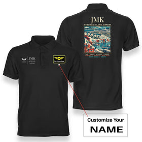 Mykonos Island Airport (JMK) Premium Polo T-Shirts