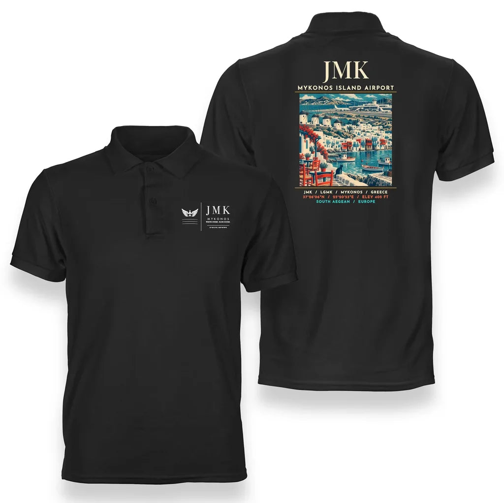 JMK - Poster - Double-Side Polo - Black