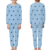 Thumbnail for Johannesburg O.R. Tambo International Airport (JNB) Pajamas - Children Pajamas - Light Blue