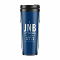 Thumbnail for Johannesburg O.R. Tambo International Airport (JNB) Travel Mugs - ID Tag - Plastic (No Holder) - Blue