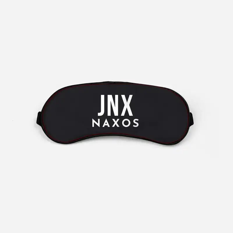 Naxos Island National Airport (JNX) Sleep Masks - Sleep Mask - Code - Black