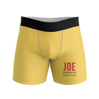 Thumbnail for Joensuu Airport (JOE) Men Boxers - Code + Name - Yellow