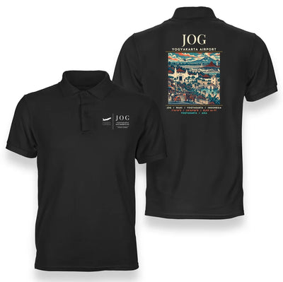 JOG - Poster - Double-Side Polo - Black