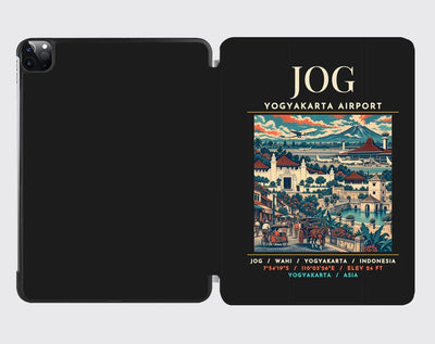 JOG - Poster - iPad Case - Black