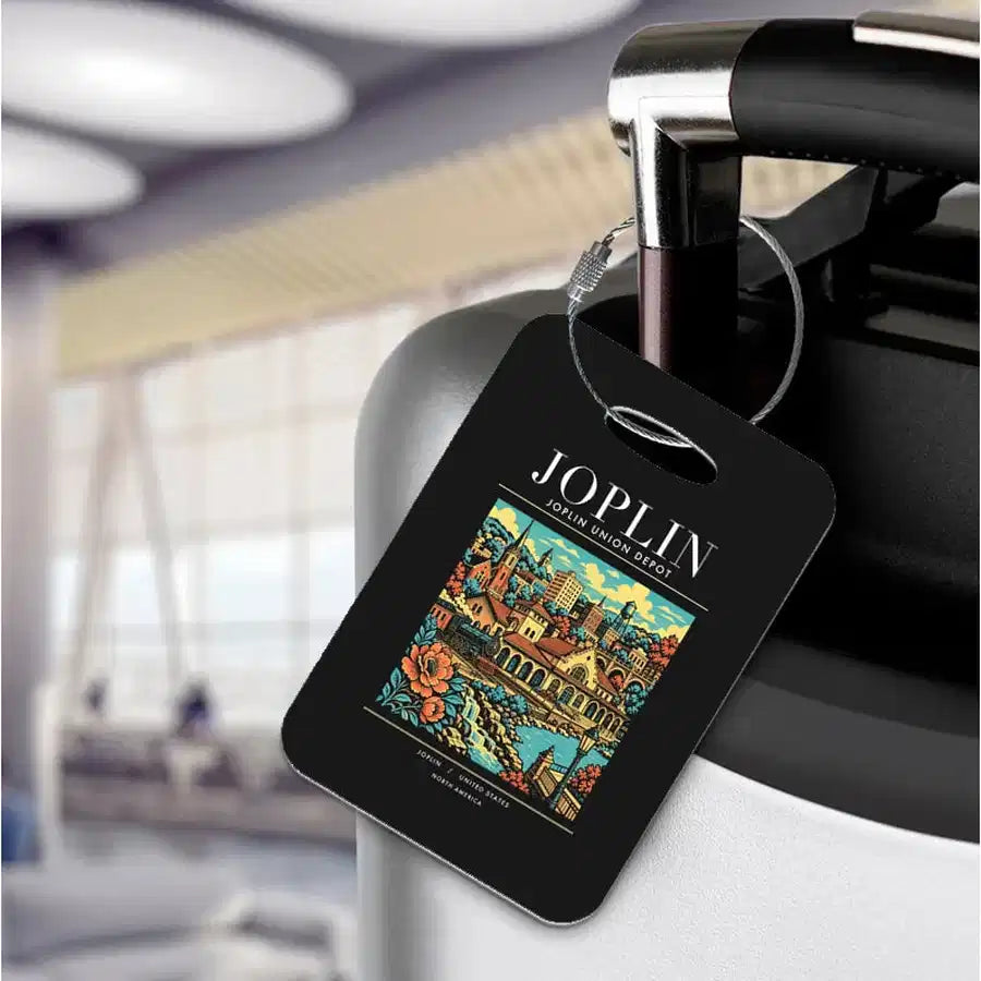 JOPLIN - Poster - Luggage Tag - Black
