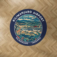 Thumbnail for Kilimanjaro International Airport (JRO) Carpets - Carpet Round - Badge - Dark Blue V2