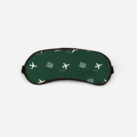 Thumbnail for Kilimanjaro International Airport (JRO) Sleep Masks - Sleep Mask - Pattern - Dark Green