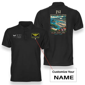 Skiathos Island National Airport (JSI) Premium Polo T-Shirts