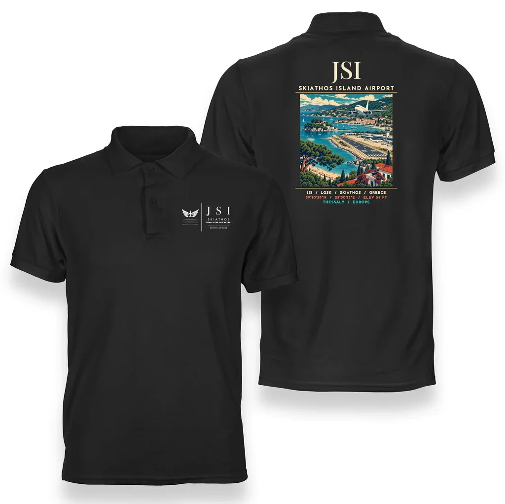 JSI - Poster - Double-Side Polo - Black