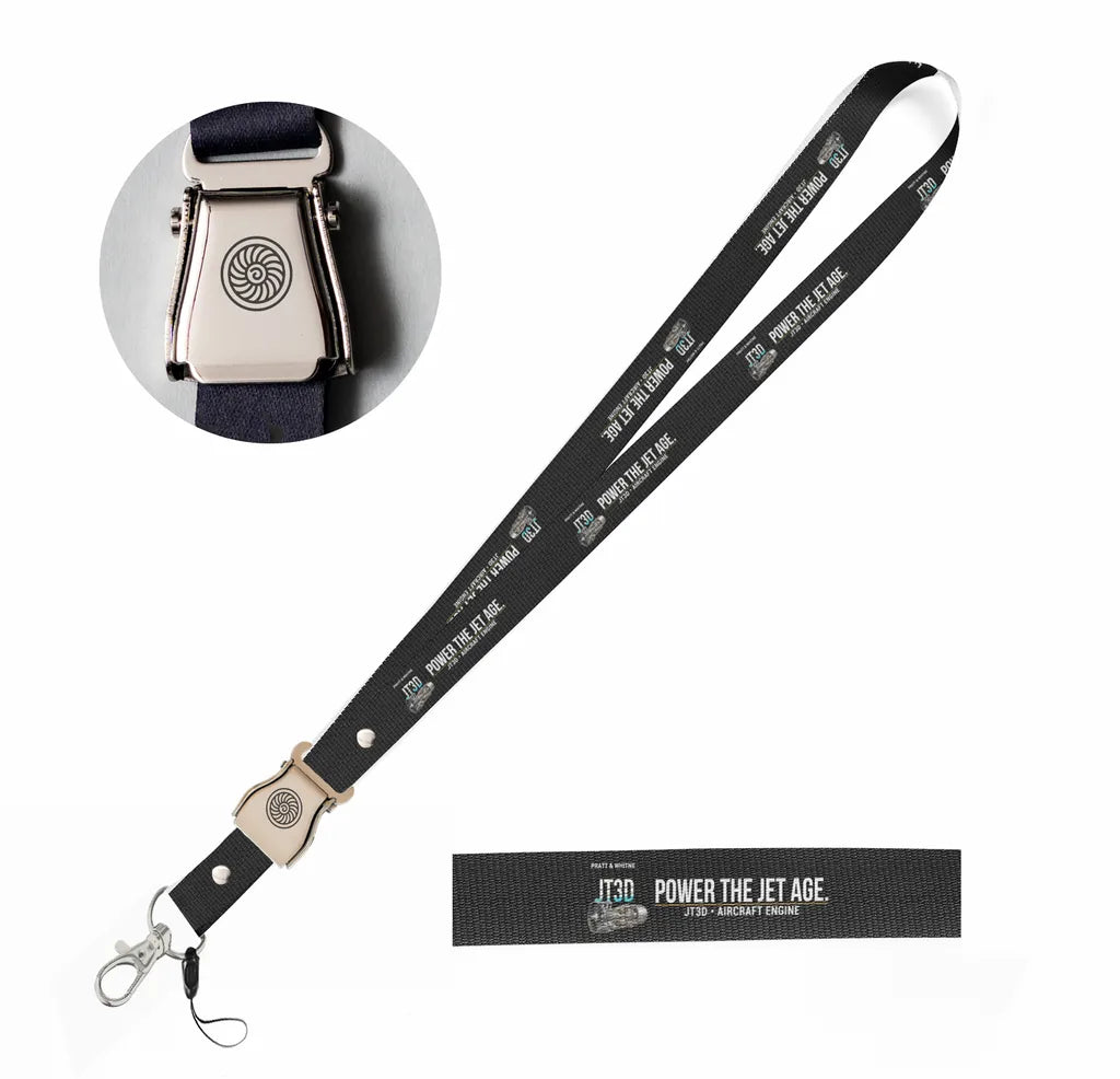 JT3D seat belt lanyard - black