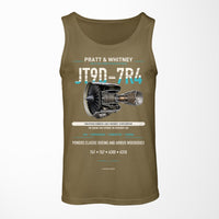 Thumbnail for JT9D-7R4 design on green army tank top