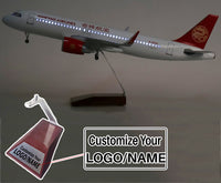 Thumbnail for JUNYAO Airlines Airbus A320Neo Airplane Model (47CM)