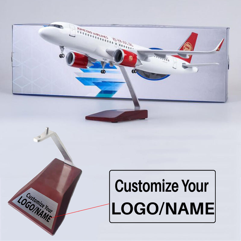 JUNYAO Airlines Airbus A320Neo Airplane Model (47CM)