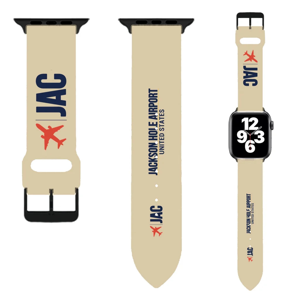 WBV6 | Jackson Hole Airport JAC | Beige (Metal Buckle)
