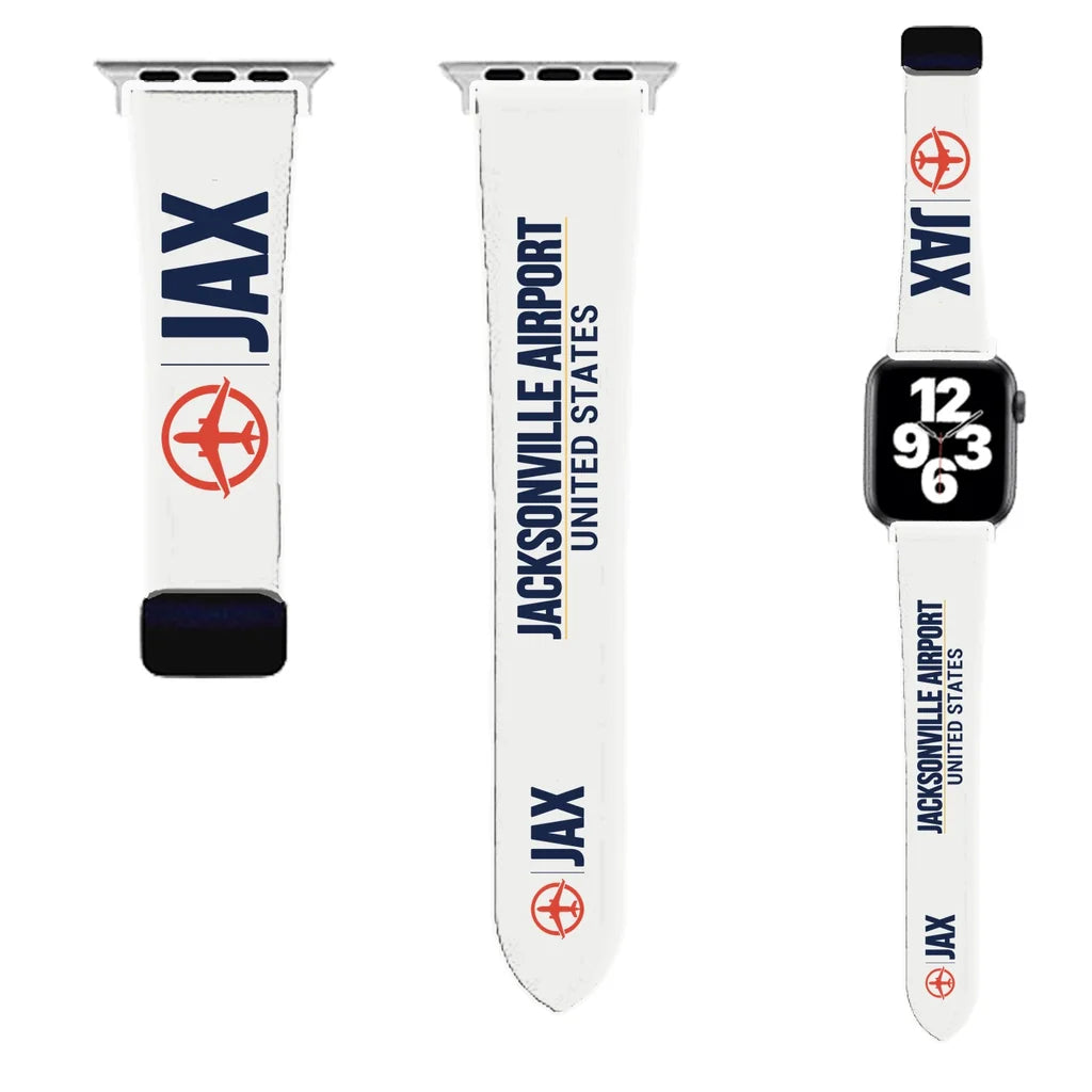 WBV6 | Jacksonville International Airport JAX | White (Magnetic Band)