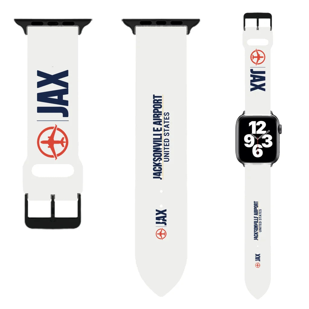 WBV6 | Jacksonville International Airport JAX | White (Metal Buckle)