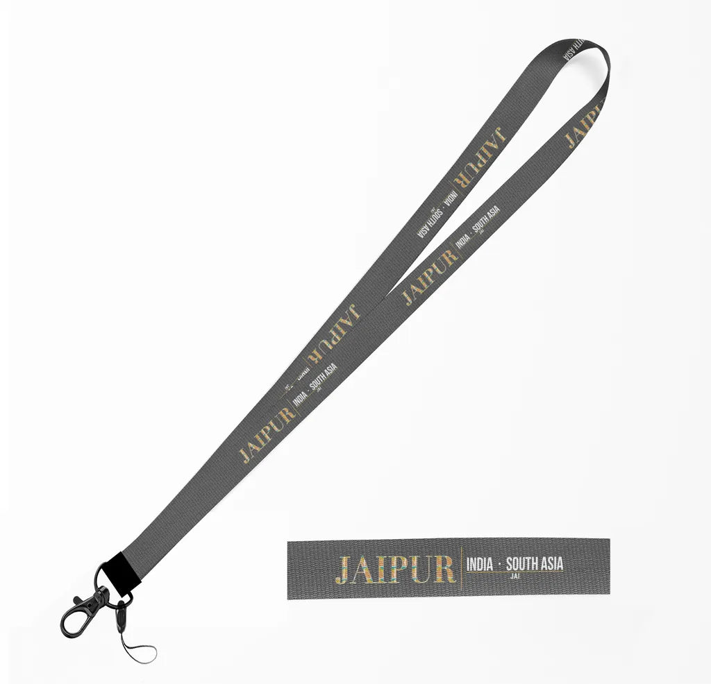 Jaipur City Series lanyard - gray