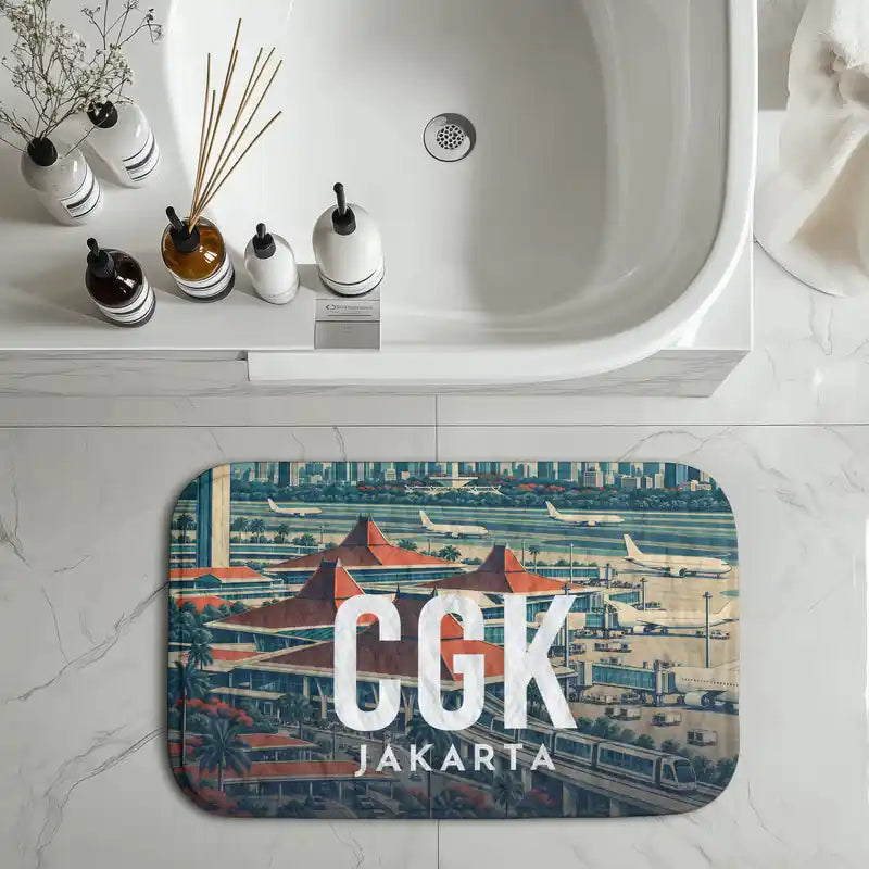 Jakarta Soekarno-Hatta International Airport (CGK) bath mat