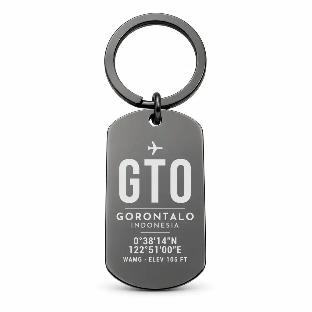 Jalaluddin Airport GTO - Key Chain - Original Design - Black
