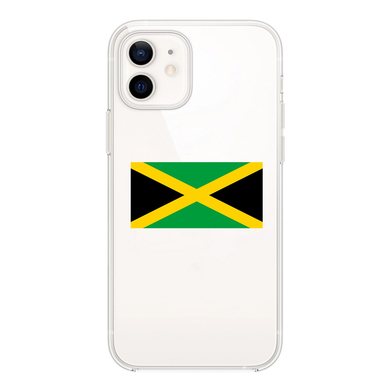 Jamaica Designed Transparent Silicone iPhone Cases