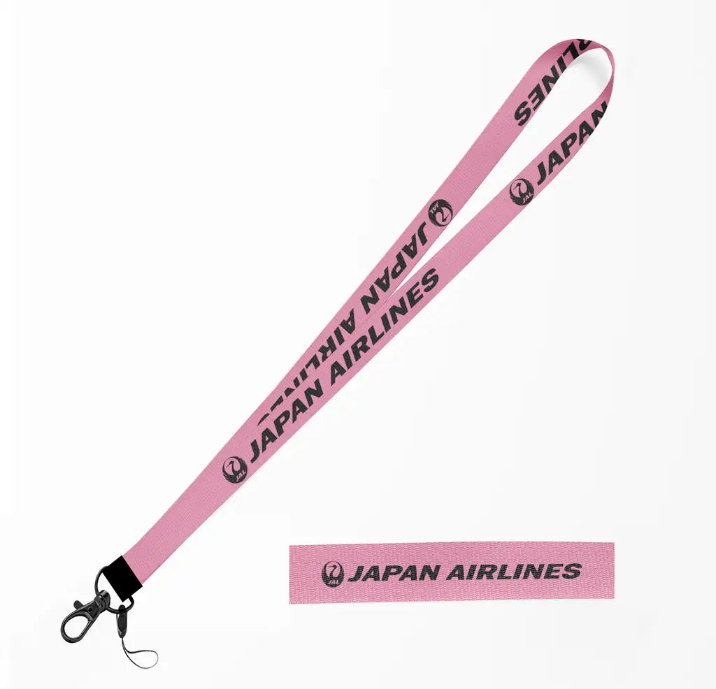Japan Airlines lanyard - pink