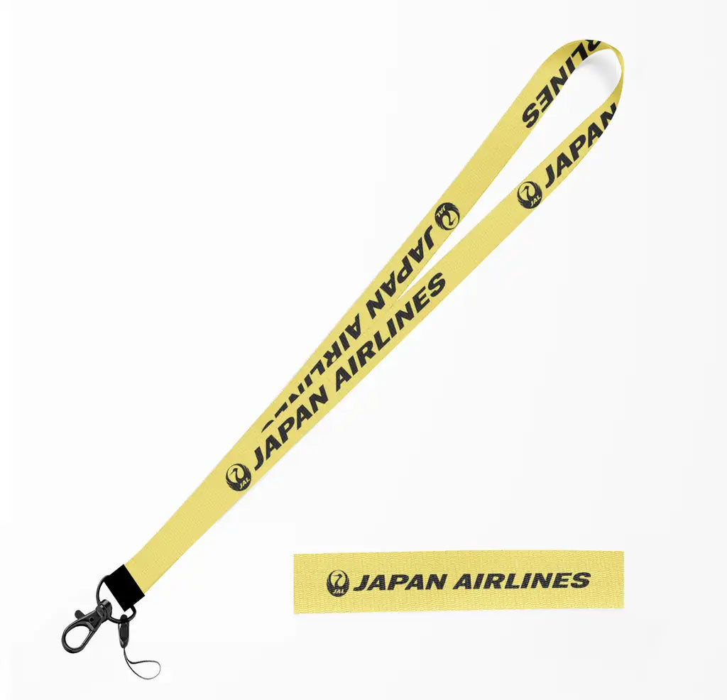 Japan Airlines lanyard - yellow