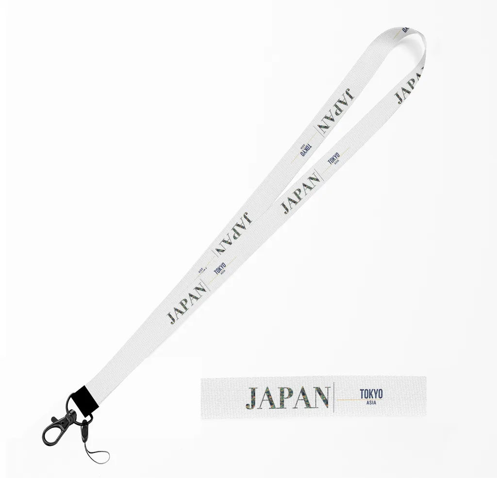 Japan Country Series lanyard - white
