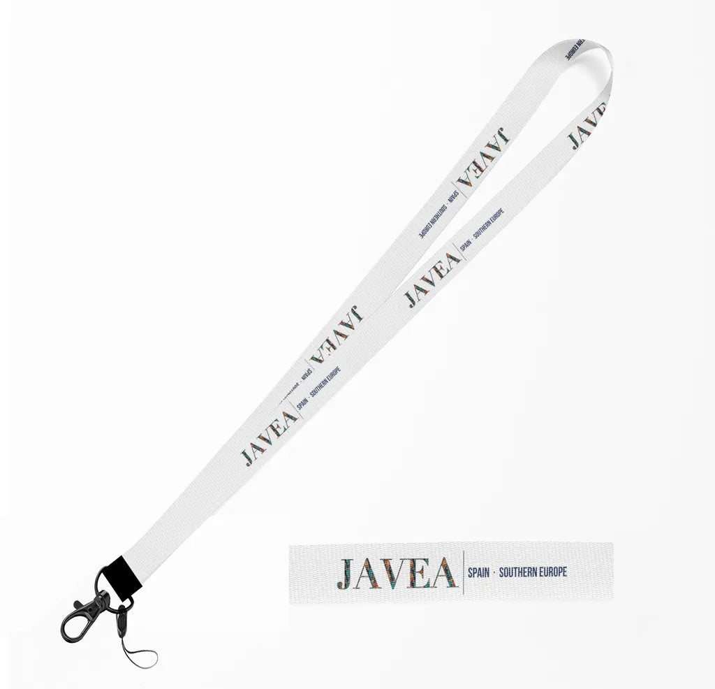 Javea City Series lanyard - white