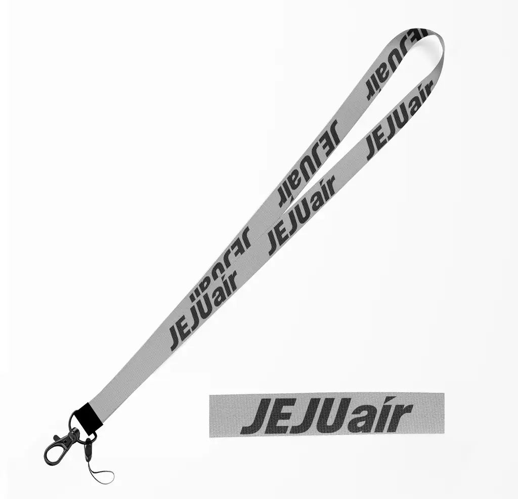 Jeju Air lanyard - light gray