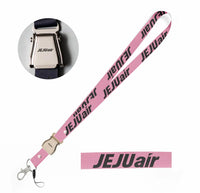 Thumbnail for Jeju Air seat belt lanyard - pink