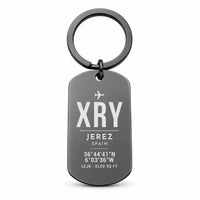 Thumbnail for Jerez Airport XRY - Key Chain - Original Design - Black