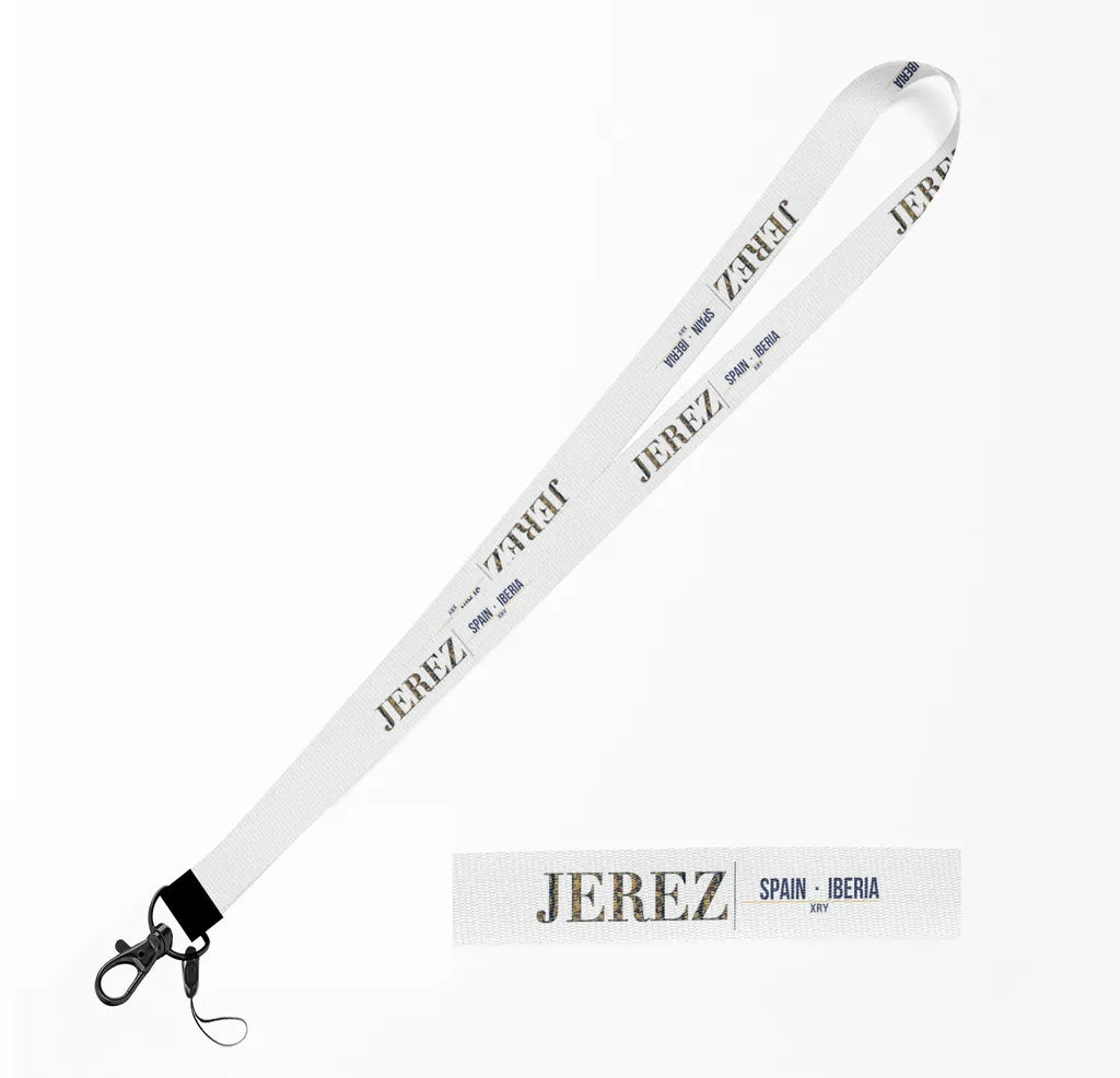 Jerez City Series lanyard - white