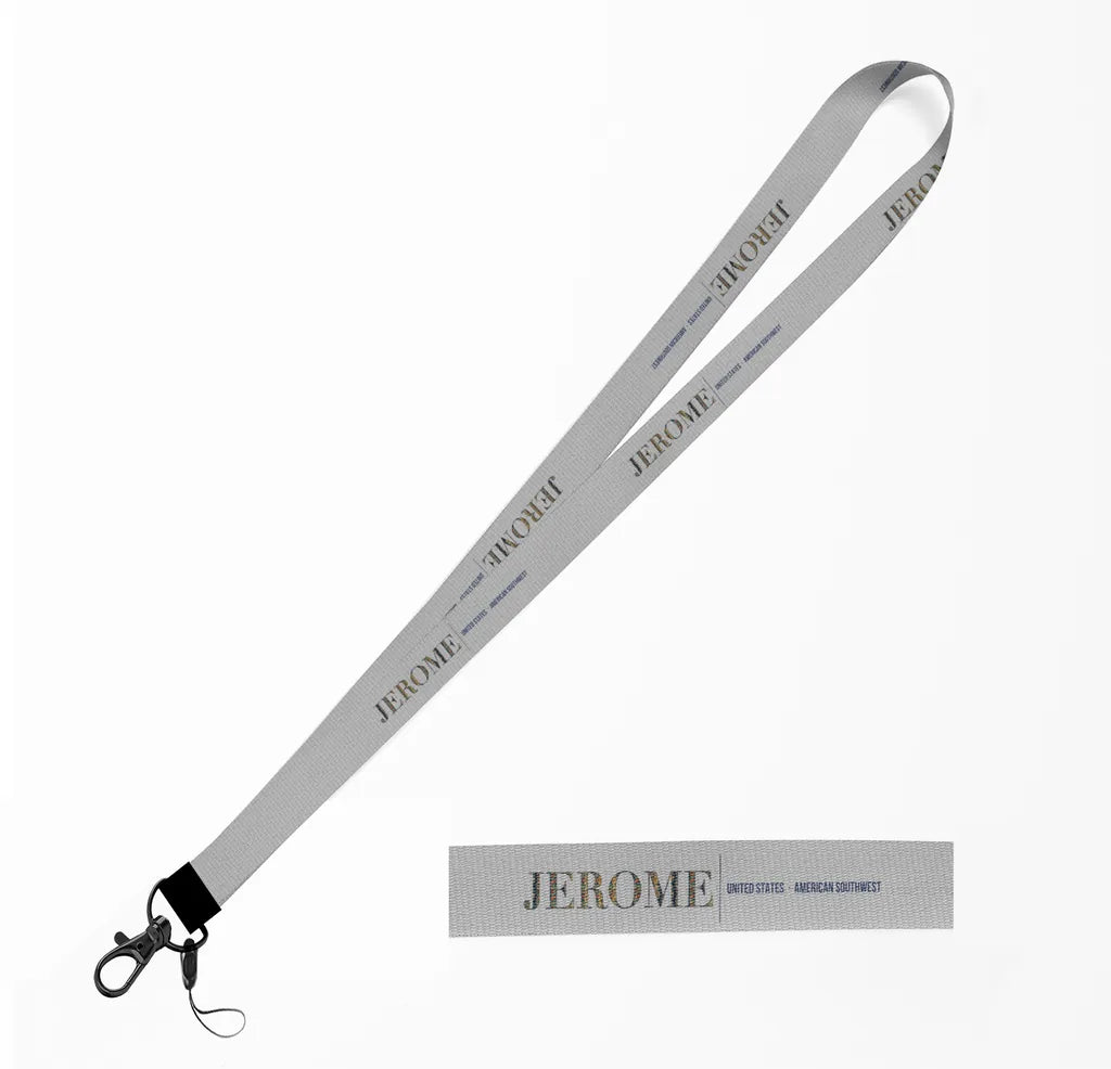 Jerome City Series lanyard - light gray