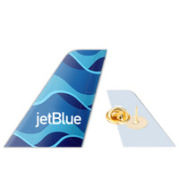 Thumbnail for JetBlue Airlines Designed Tail Shape Badges & Pins