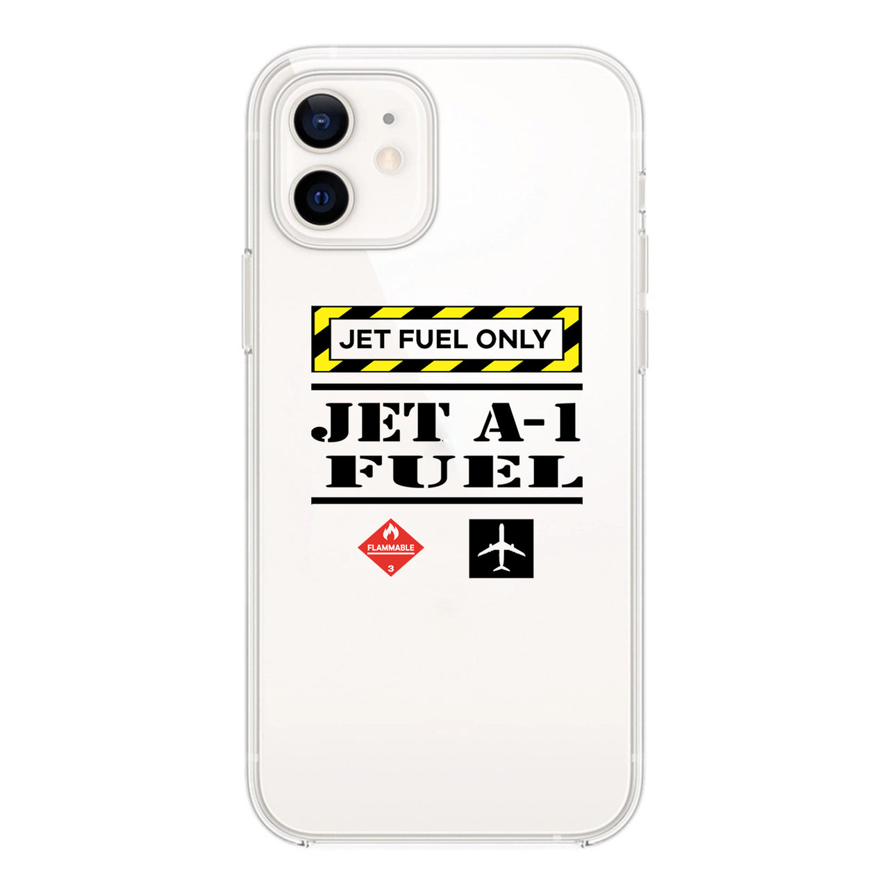 Jet Fuel Only Designed Transparent Silicone iPhone Cases