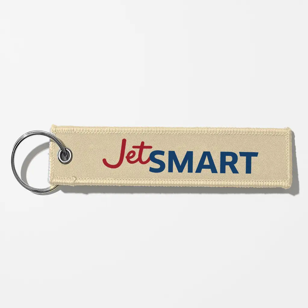 JetSmart Airlines Crew & Staff Tag Key Chains - Beige