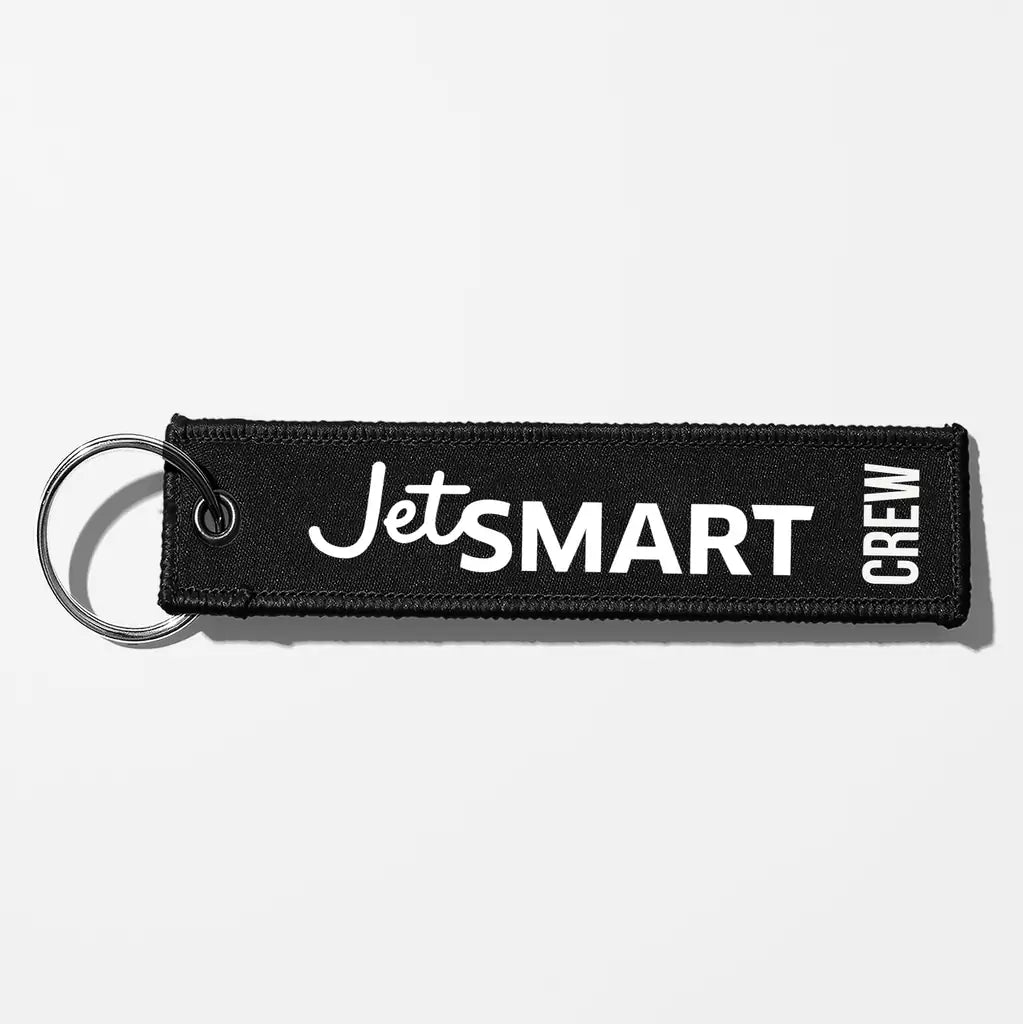 JetSmart Airlines Crew & Staff Tag Key Chains - Black - Crew