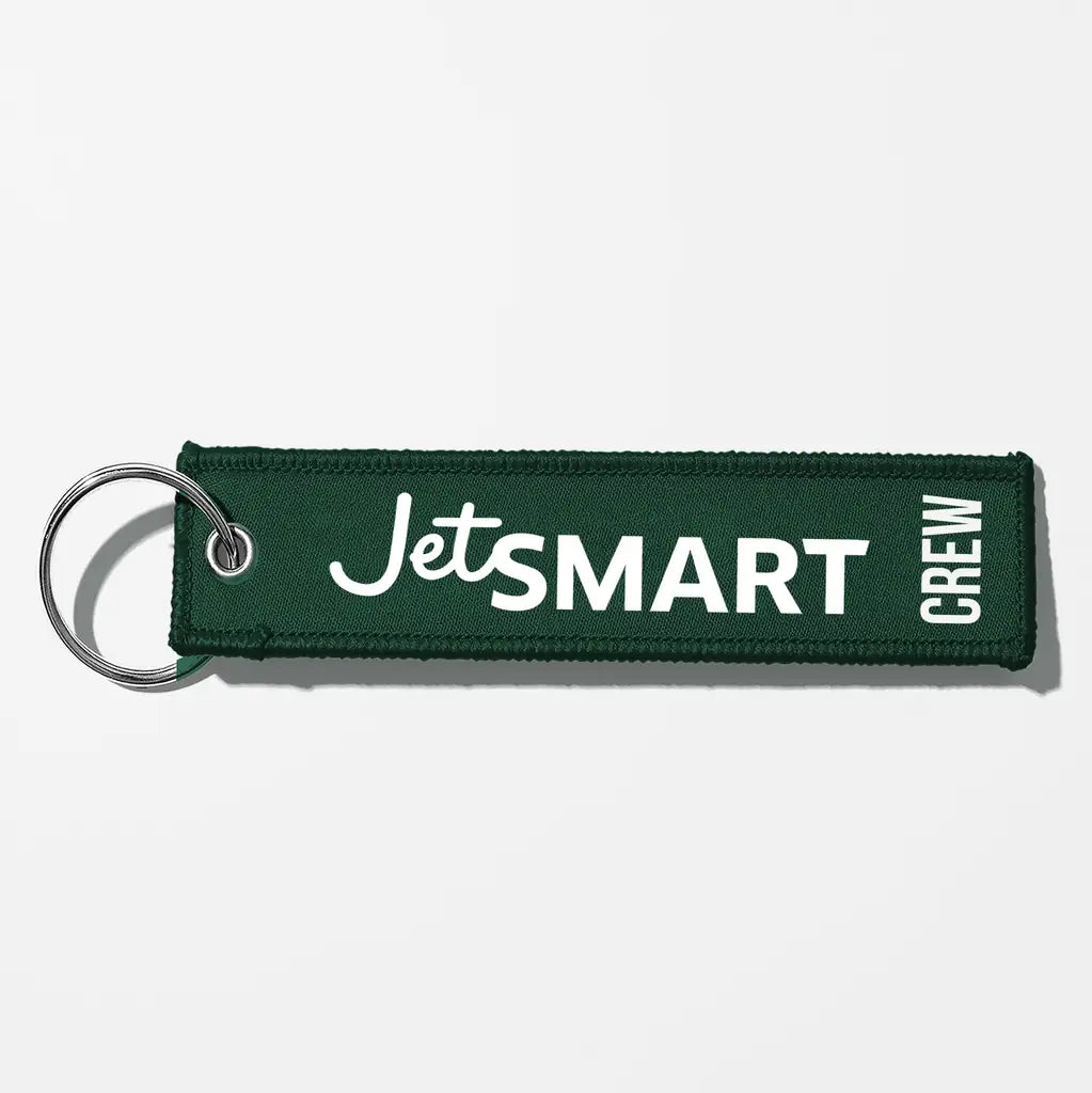 JetSmart Airlines Crew & Staff Tag Key Chains - Dark Green - Crew