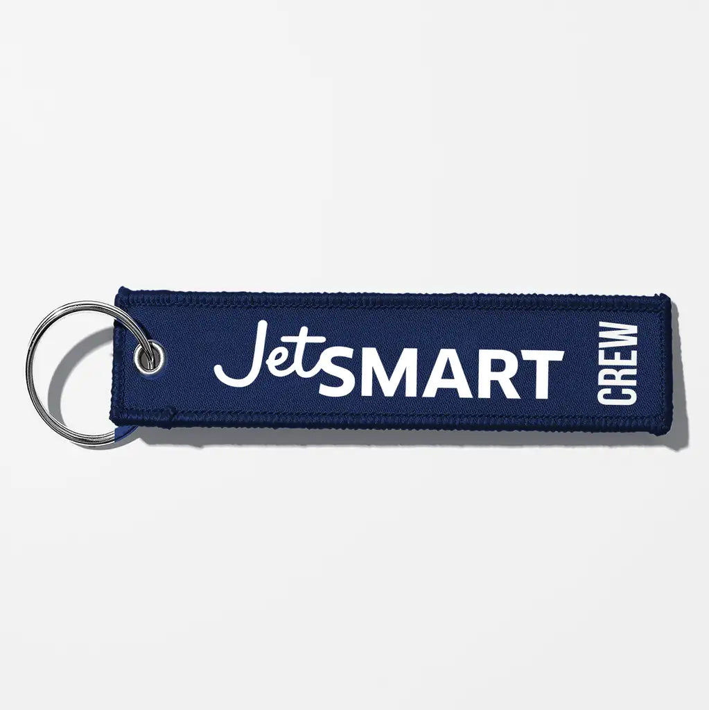 JetSmart Airlines Crew & Staff Tag Key Chains - Navy Blue - Crew