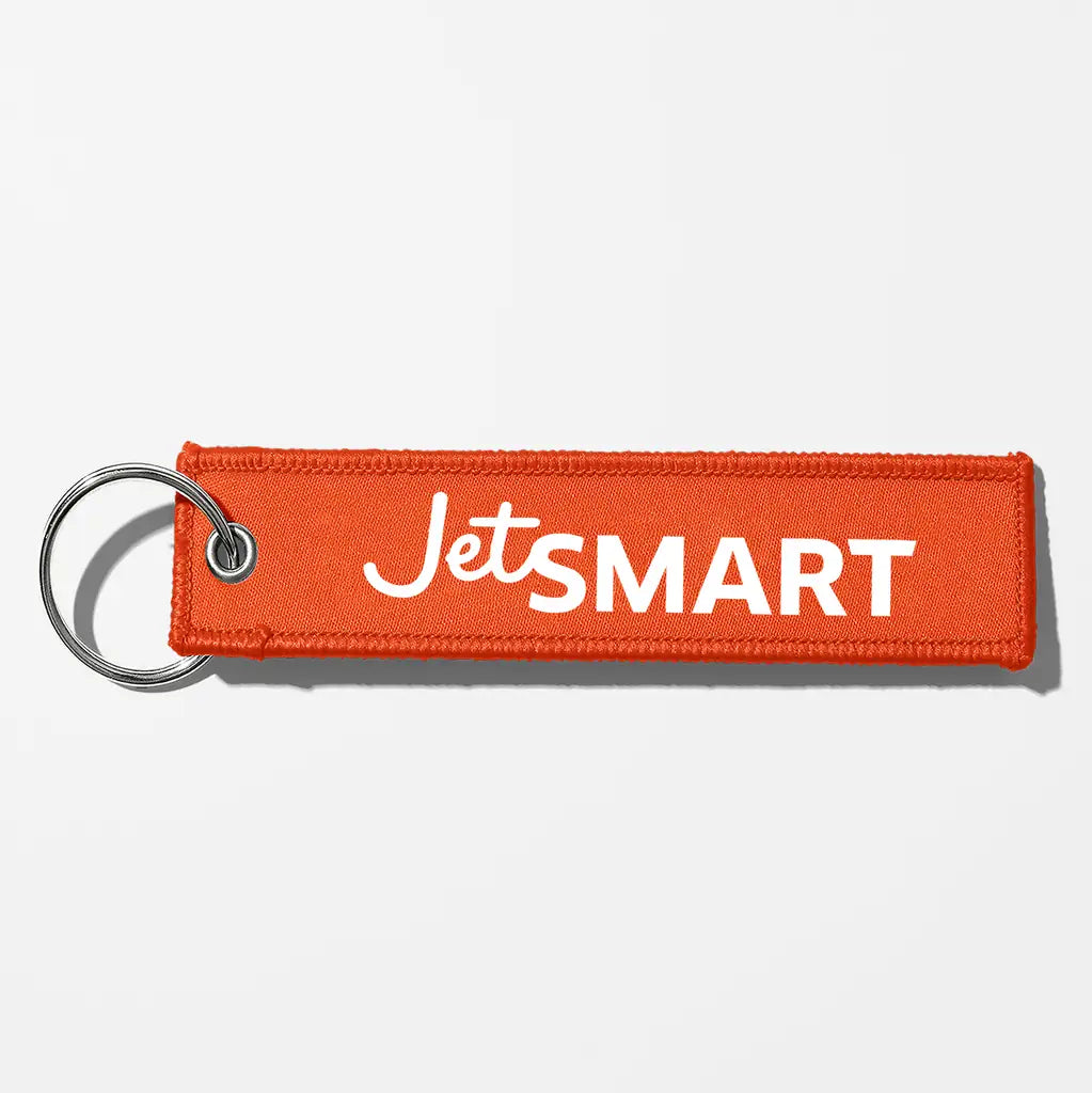 JetSmart Airlines Crew & Staff Tag Key Chains - Orange