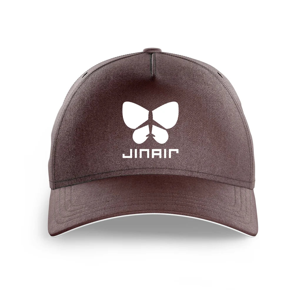 Jin Air Airlines printed hat - brown