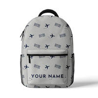 Thumbnail for Jodel D.112 - 3D Backpack - 3D Pattern + Name - White