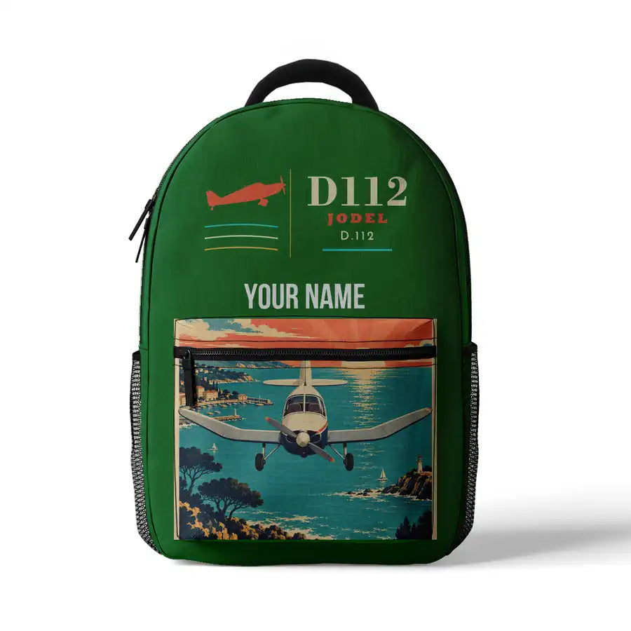 Jodel D.112 - 3D Backpack - Green + Name