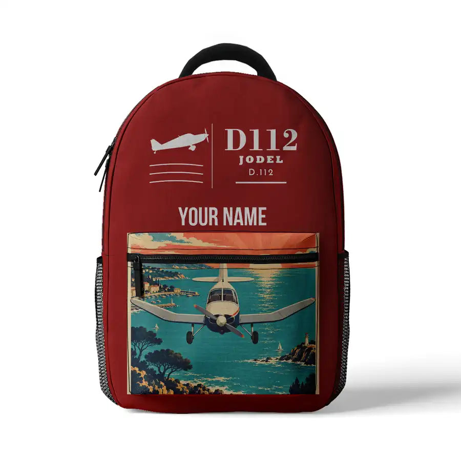 Jodel D.112 - 3D Backpack - Red + Name
