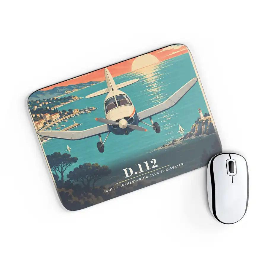 Jodel D.112 - 3D - Mouse Pad - Full Print